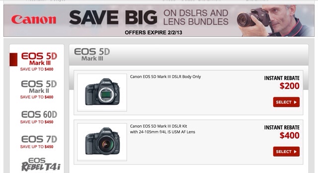 Last Hours Of Canon Rebates