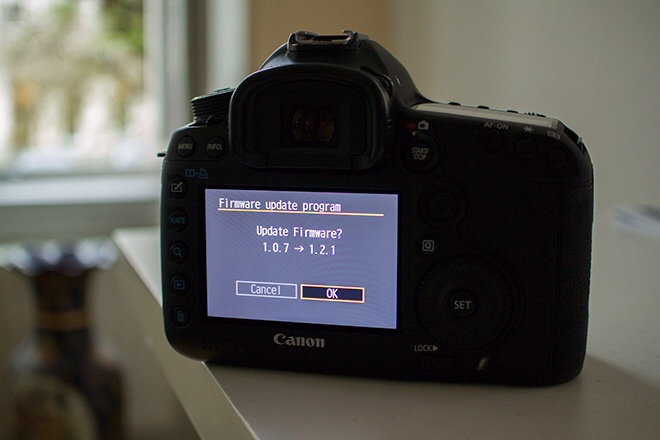 update firmware canon 5d mark iii