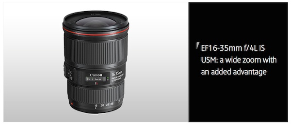 Canon EF 16-35mm f/4L IS