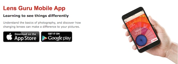 Canon Lens Guru App