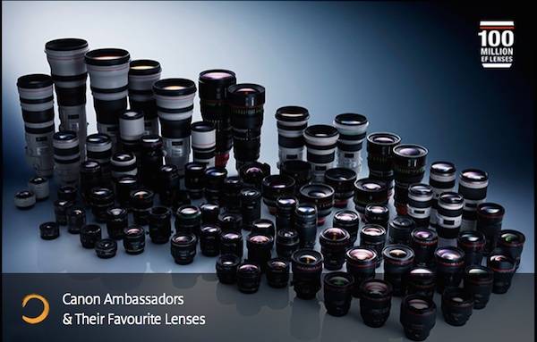 100 Million EF Lenses