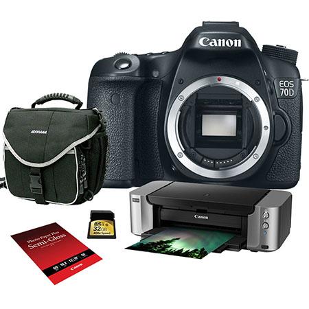 Live Again: EOS 70D with PIXMA Pro-100 Photo Printer, Accessories ($799, Adorama)