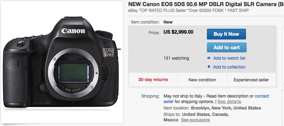 EOS 5Ds 