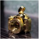 Want a 14K Gold Canon EOS 5D Mark III Pendant with Diamonds?