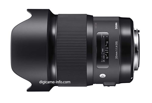 Sigma 20mm F/1.4 DG HSM Lens Image And Specs Leaked