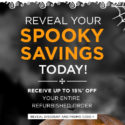 Canon Store Halloween Deals give you 15% off on refurbished gear