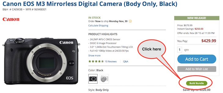 eos m3 deal