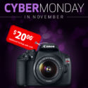 Cyber Monday In November By Canon, Take 2 (Rebel T5 & 18-55mm IS At $209, More)