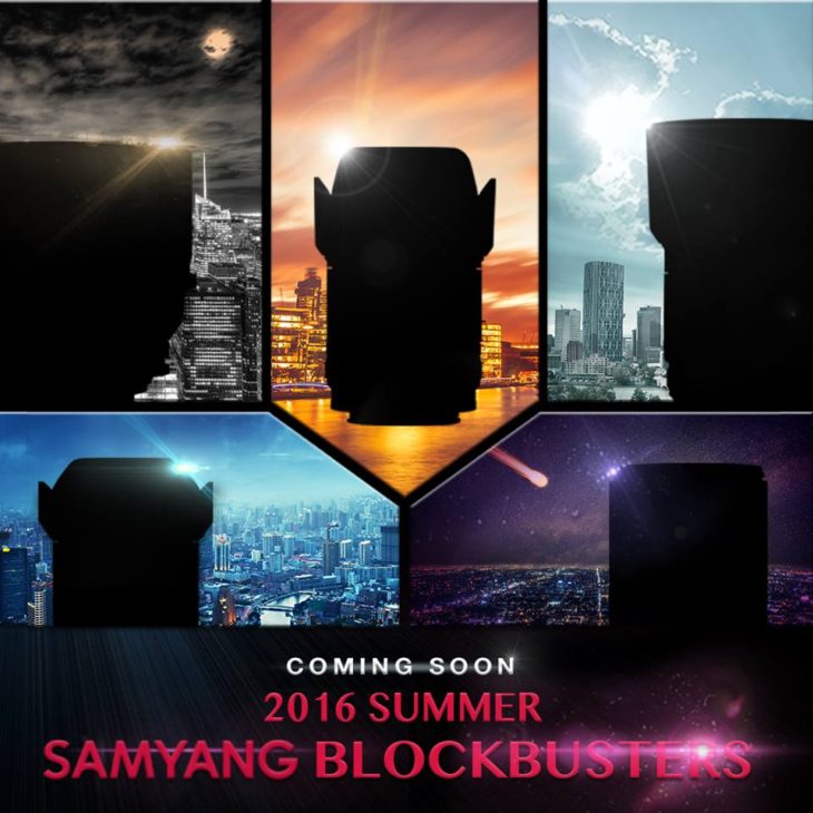 Samyang Going To Announce 5 New Lenses In The Next 5 Weeks