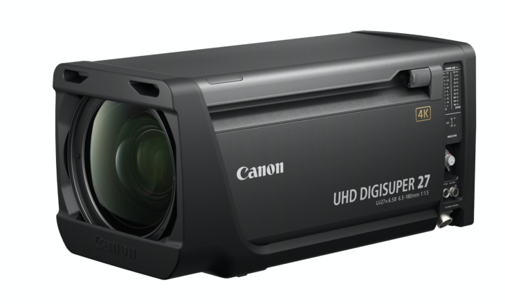 Canon Announce UJ27x6.5B IESD 4K Premium Lens