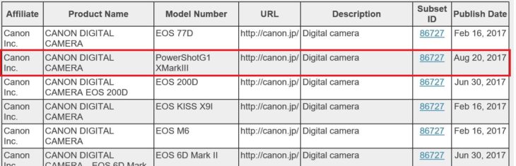 Canon PowerShot G1 X Mark III Shows Up At Certification Authority, To Be Announced Soon