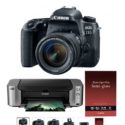 Hot Deal: Canon EOS 77D With EF-S 18-55mm F/4-5.6 IS STM And PIXMA Pro-100 – $599 (after MIR, Reg. $949)