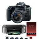 Hot Deal: Canon EOS 77D with EF-S 18-55mm f/4-5.6 IS STM and PIXMA Pro-100 – $599 (after MIR, reg. $949)