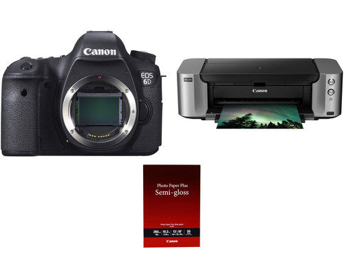 Canon EOS 6D Bundle Deal, With PIXMA Pro-100 & Photo Paper – $1349