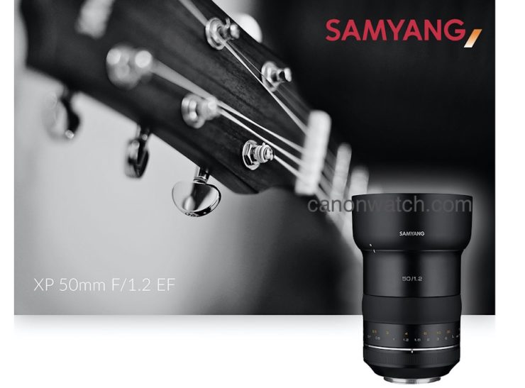 Samyang XP 50mm f/1.2