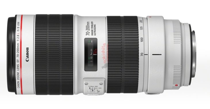 This Is The New Canon EF 70-200mm F2.8L IS III Lens (leaked Image)