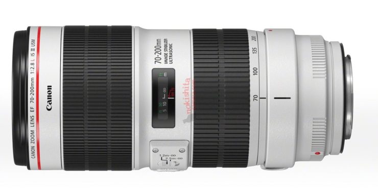 Canon EF 70-200mm f2.8L IS III lens