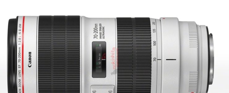 Canon EF 70-200mm f2.8L IS III lens