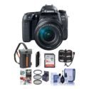 Deal: Canon EOS 77D & 18-135mm IS STM, memory, filters, bag, more – $1049