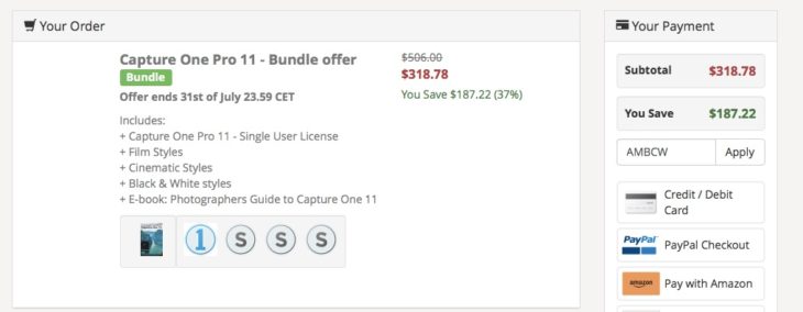 Limited Time Offer: Save 37% On Capture One With 3 Styles Pack And Free EBook