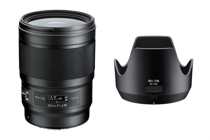 Tokina Opera 50mm F/1.4 FF Officially Announced