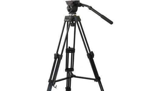 E-Image EK50AAM Fluid Drag Video Head and Tripod