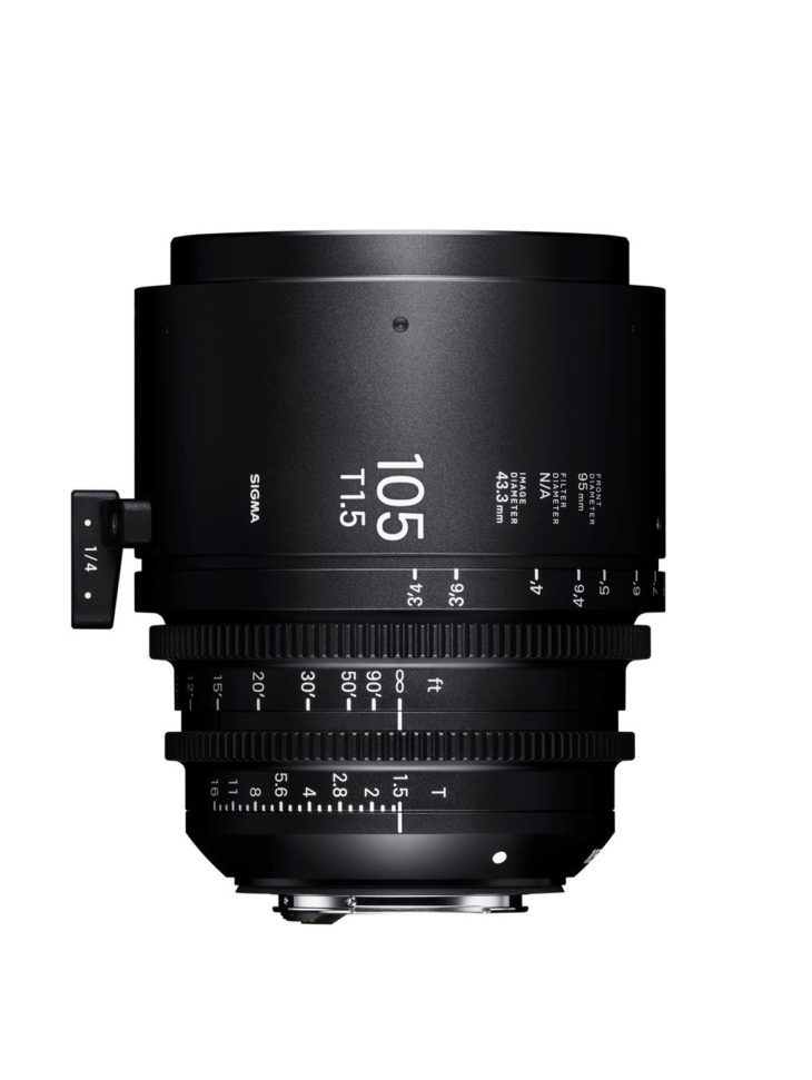 Sigma Adds 3 Lenses To Cine Lens Lineup (28mm T1.5 FF, 40mm T1.5 FF, 105mm T1.5 FF)
