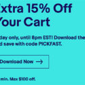 Get 15% Off On eBay Purchases, But Only Today