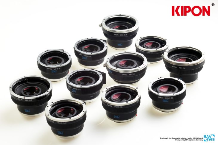 Kipon Announced 8 Different Baveyes/Focal Reducers For Canon EOS R And Nikon Z Systems