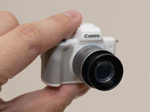 This Miniature Model Of The Canon EOS M50 Has Interchangeable