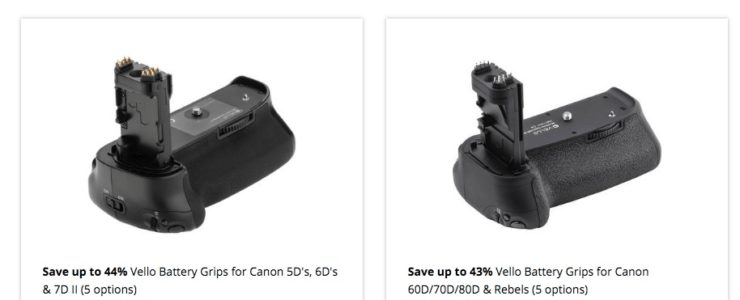 Vello Battery Grips