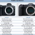 Canon EOS R vs EOS RP Size Comparison