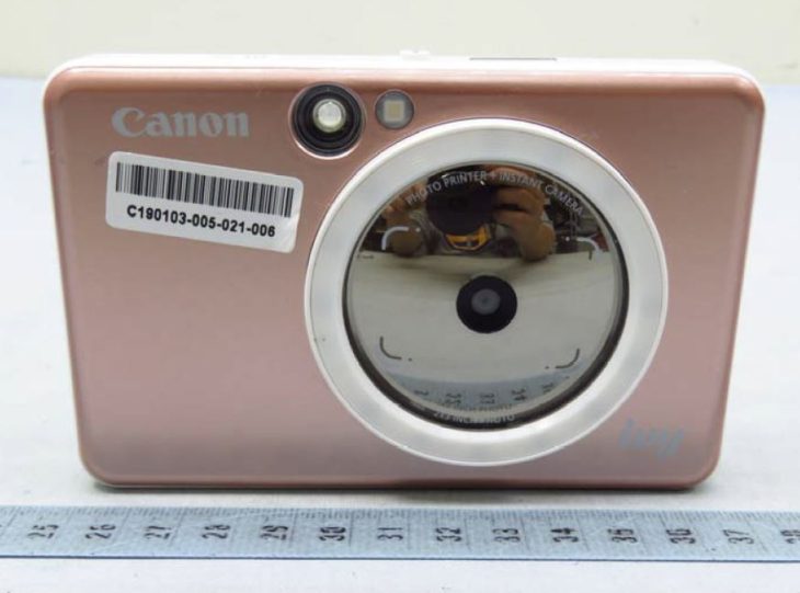 This Is The Canon ZV-123 Instant Camera With Integrated Printer