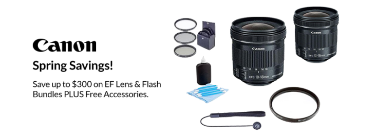 Save Up To $300 On Canon Lenses And Flashes At Adorama (plus Free Accessories)