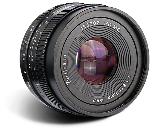 7Artisans 50mm F/1.8 Lens Announced (for EOS M, $89)