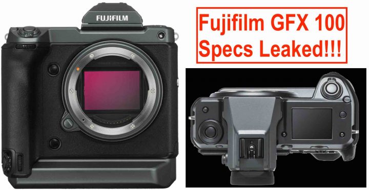 fujifilm gfx 100 specifications