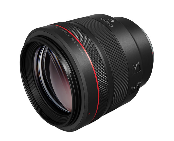 Here Is The Canon RF 85mm F/1.2L Lens With Blue Spectrum Refractive Optics