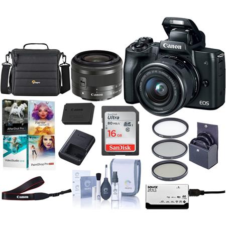 Deal Canon Eos M50 With Ef M 15 45mm And Free Bonus Items 599