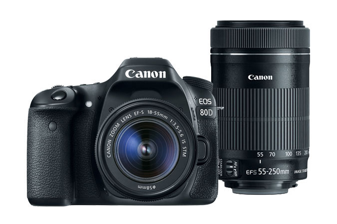 Deal: Canon EOS 80D with EF-S 18-55mm & EF-S 55-250mm IS STM