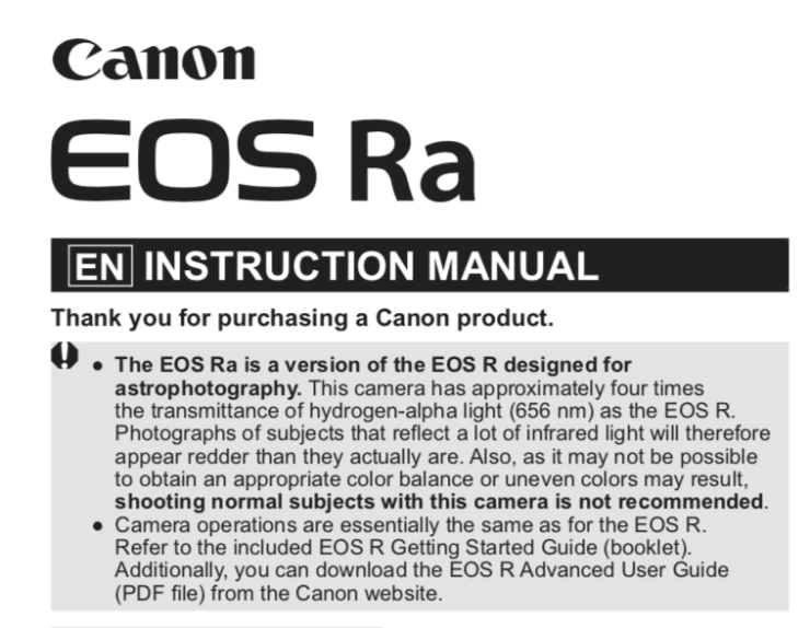 canon eos ra