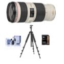 Deal: Canon EF 70-200mm F/4L IS, Slik Pro II Tripod, 32GB Card, Cleaning Kit – $899 (reg. $1199)