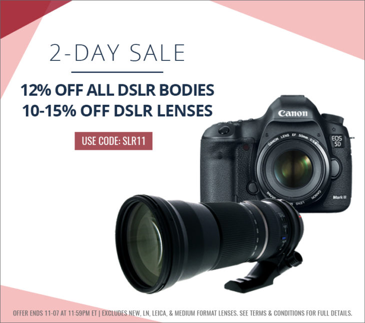 Save Up To 12% On DSLRs, 15% On Lenses (used Gear, KEH)