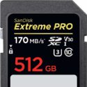 Today Only: SanDisk 512GB Extreme PRO SDXC UHS-I Memory Card – $127.99 (reg. $249.99)