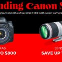 Save Up To $800 On Canon Cameras, Up To $400 On Canon Lenses