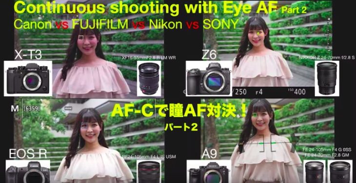 Canon Vs Sony Vs Fuji Vs Nikon: Continuous 4K Video Shooting With Eye AF