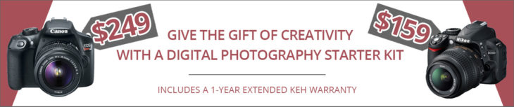 Deal: Photography Beginner Kits Starting $159 At KEH (Canon Rebel T6 Included)