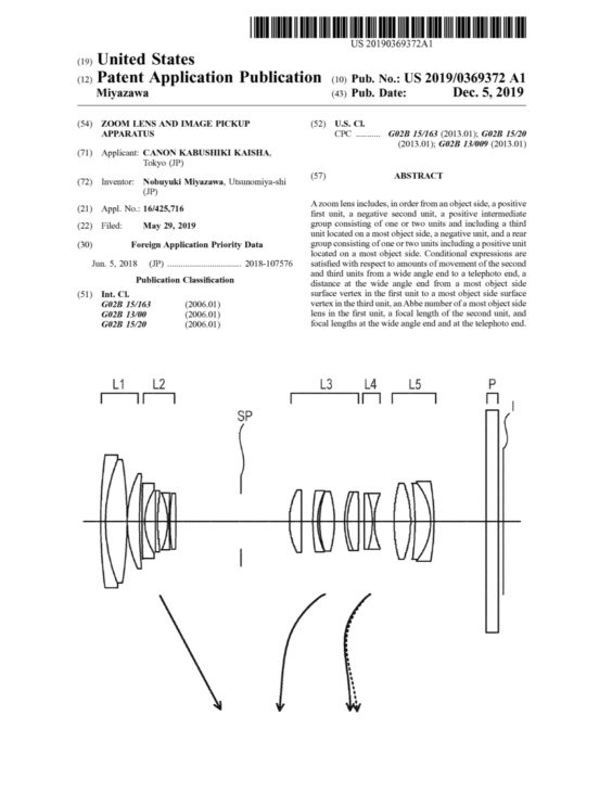 canon patent