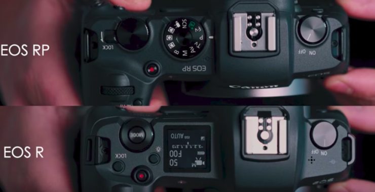 Canon EOS R vs RP
