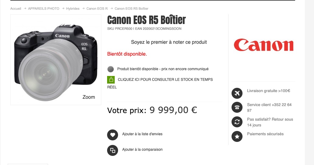 Appareils photo reflex EOS - Canon Luxembourg