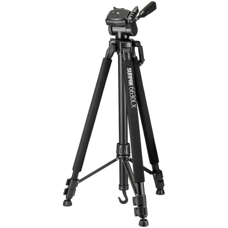 Sunpak 6630LX Medium-Duty Aluminum Tripod